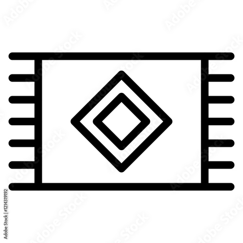 Door Mat Vector Design Icon Style