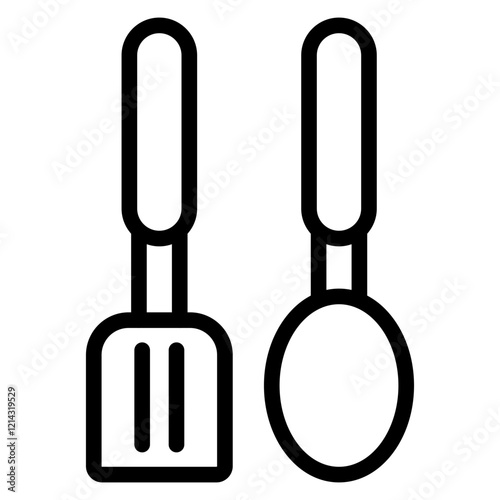 Cooking Utensils Vector Design Icon Style