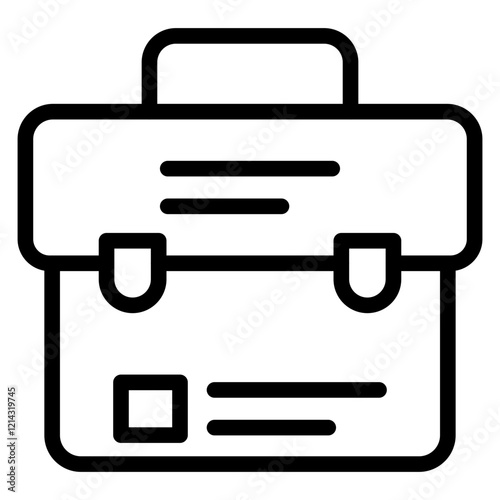 Briefcase Vector Design Icon Style