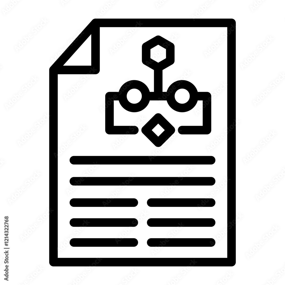 Planning Vector Design Icon Style Planning Vector Design Icon Style