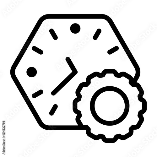 Time Management Vector Design Icon Style