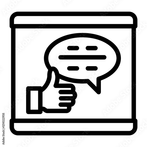 Feedback Vector Design Icon Style