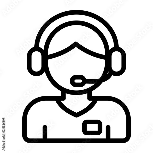 Call Center Vector Design Icon Style