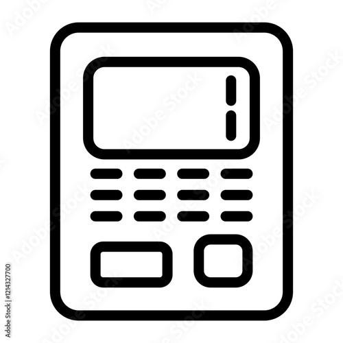 Cashier Machine Vector Design Icon Style