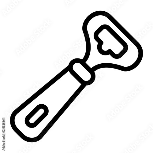 Bottle Opener Vector Design Icon Style