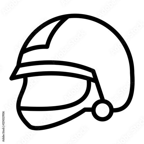 Helmet Vector Design Icon Style