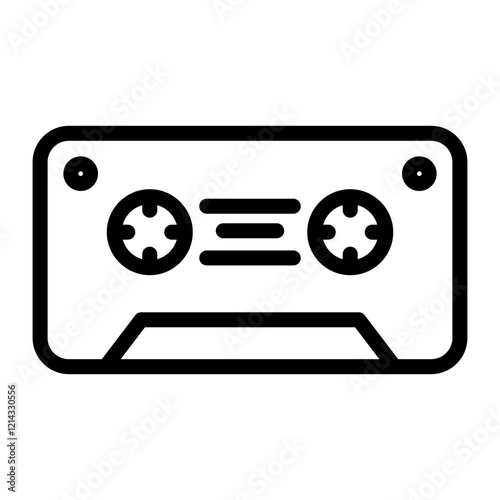 Cassette Vector Design Icon Style