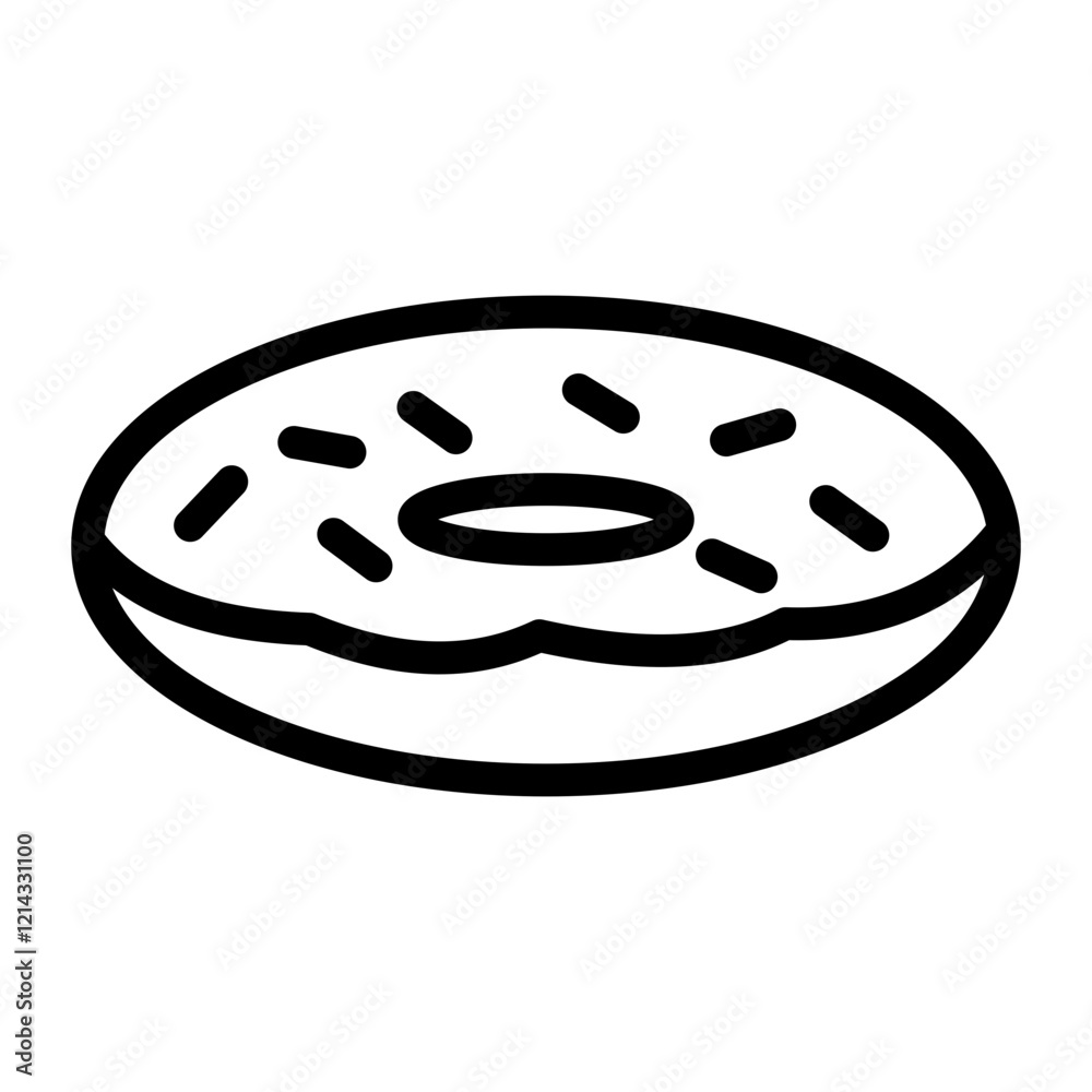 Donut Vector Design Icon Style Donut Vector Design Icon Style