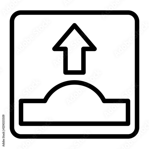 Hump Vector Design Icon Style