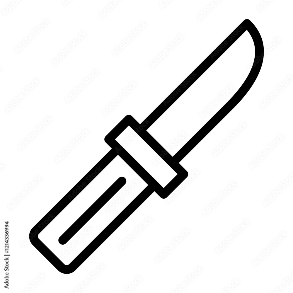 Knife Vector Design Icon Style Knife Vector Design Icon Style