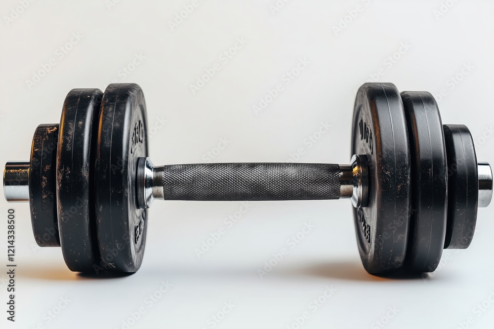 Fototapeta premium Kurzhanteln im Fitnessstudio – Symbole für Krafttraining und Fitness