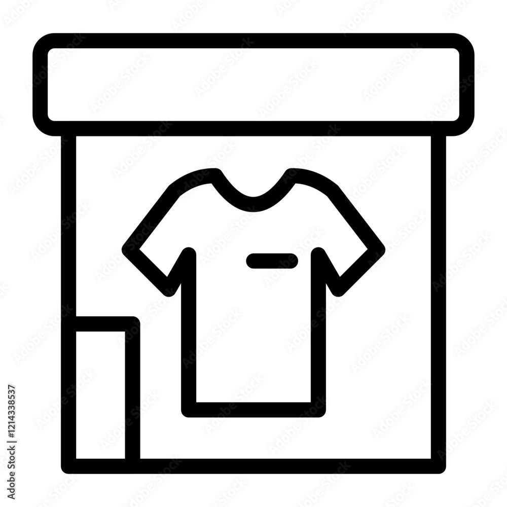 Clothing Store Vector Design Icon Style Clothing Store Vector Design Icon Style