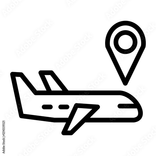 Itinerary Vector Design Icon Style