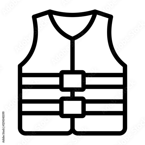 Life Jacket Vector Design Icon Style