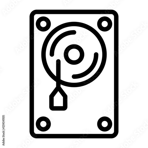 Hard Drive Vector Design Icon Style