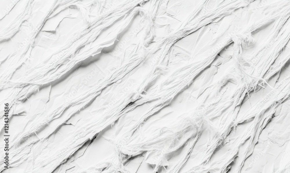 Coarse white paper texture with prominent fibers, rough surface, organic feel, natural look Coarse white paper texture with prominent fibers, rough surface, organic feel, natural look