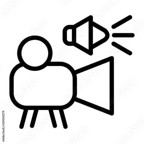 Mass Media Vector Design Icon Style