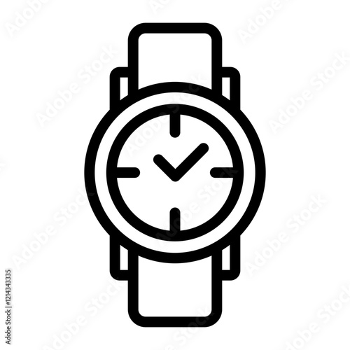 Wristwatch Vector Design Icon Style