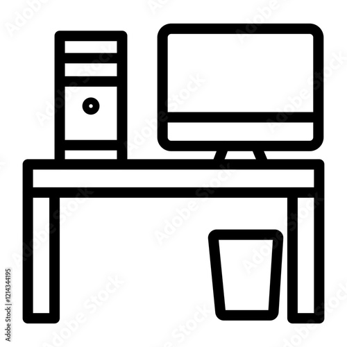 Workspace Vector Design Icon Style