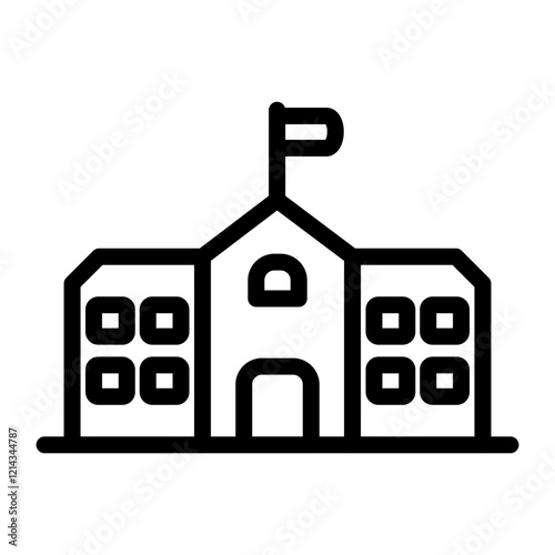 Campus Vector Design Icon Style