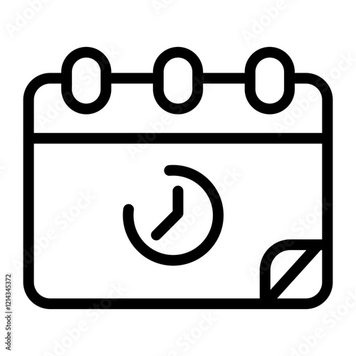 Yesterday Vector Design Icon Style