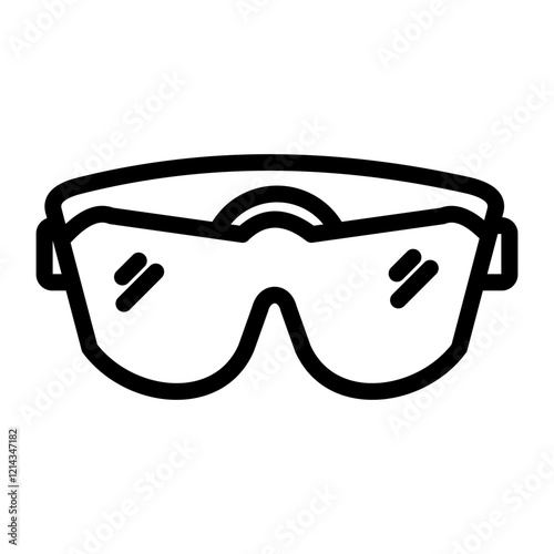 Eye Protector Vector Design Icon Style