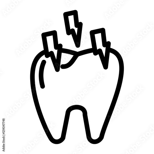 Toothache Vector Design Icon Style