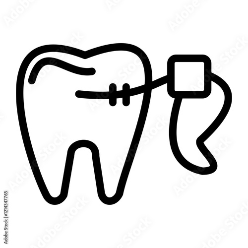 Dental Floss Vector Design Icon Style