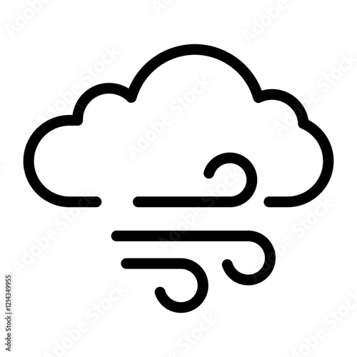 Dust Storm Vector Design Icon Style