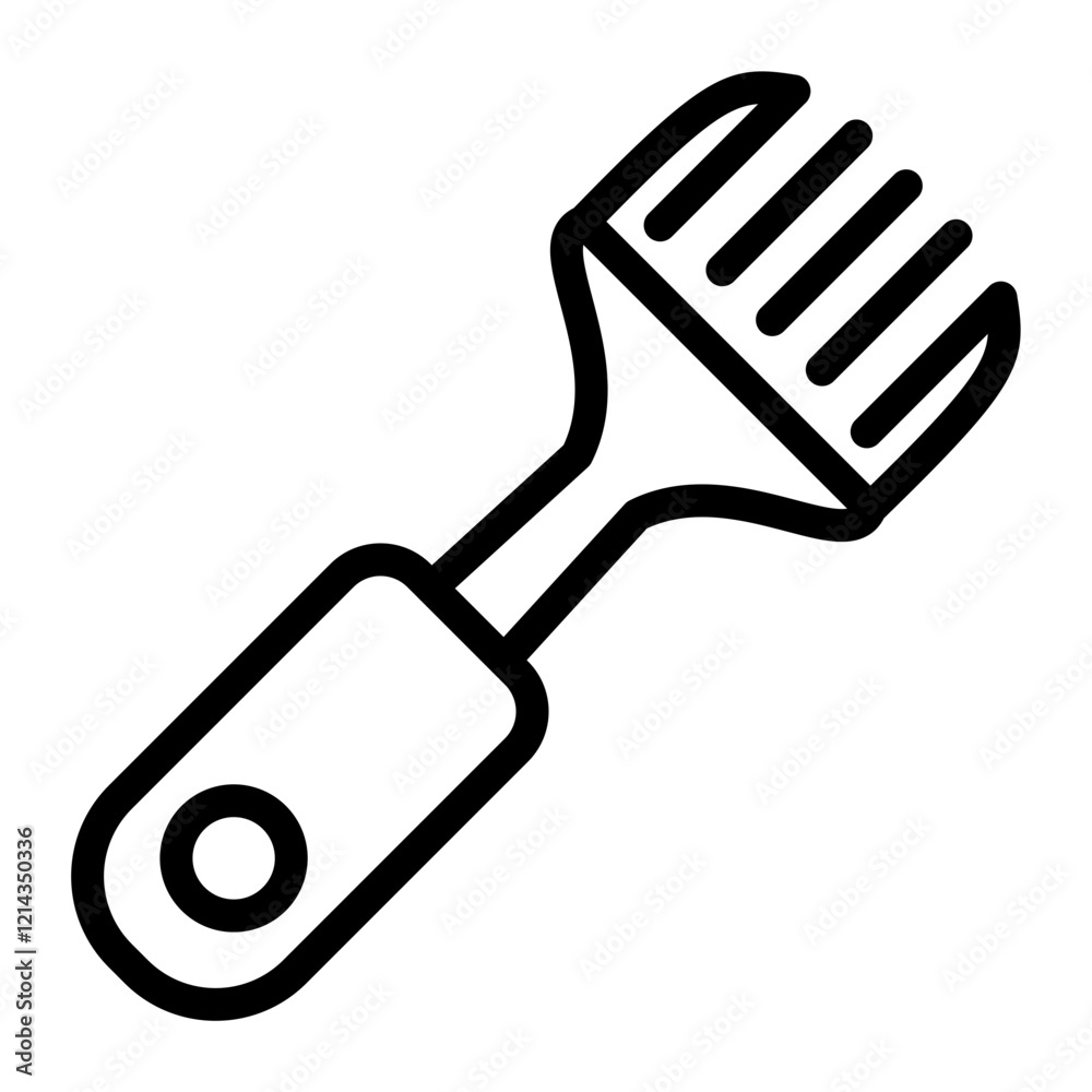 Basting Brush Vector Design Icon Style Basting Brush Vector Design Icon Style