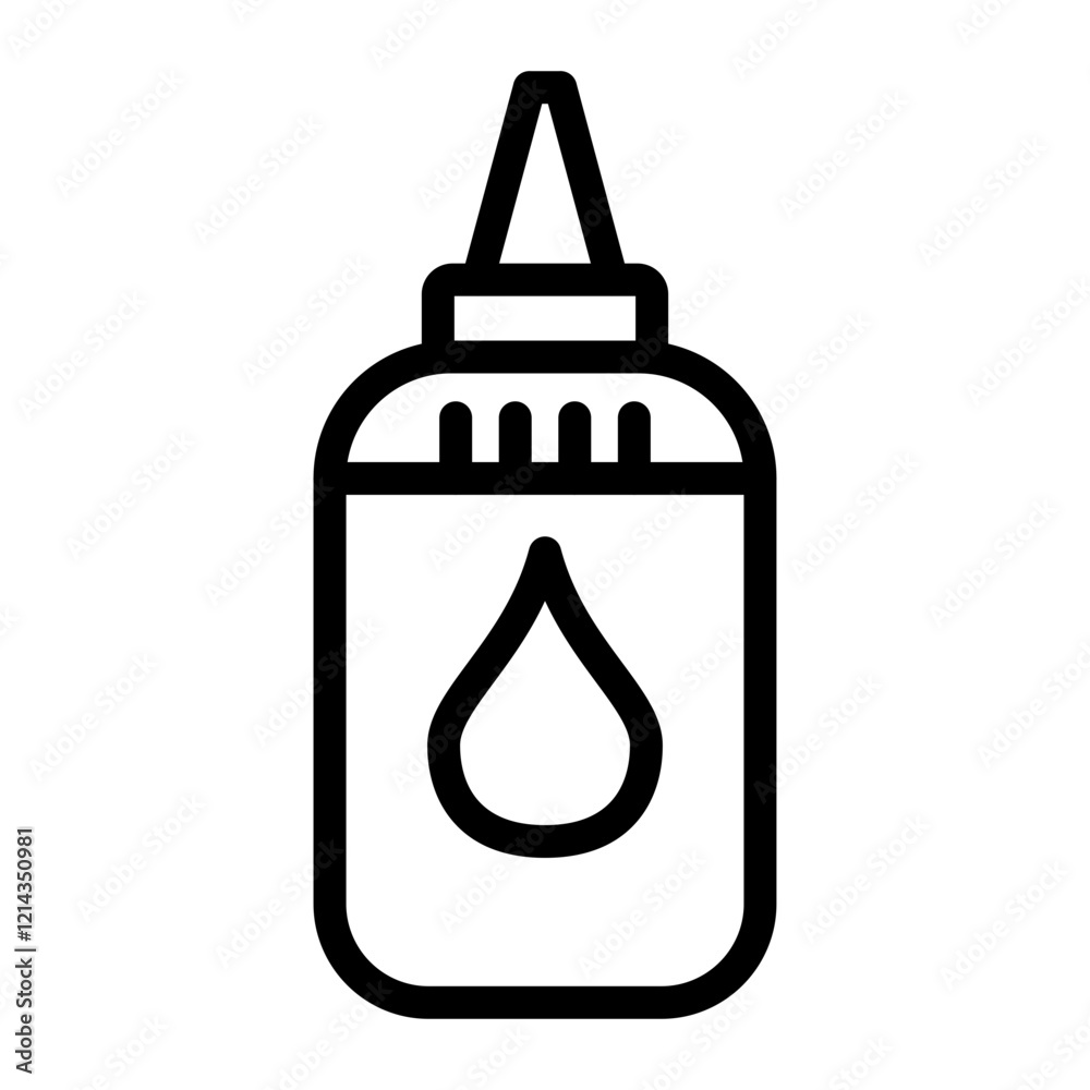 Correction Fluid Vector Design Icon Style Correction Fluid Vector Design Icon Style