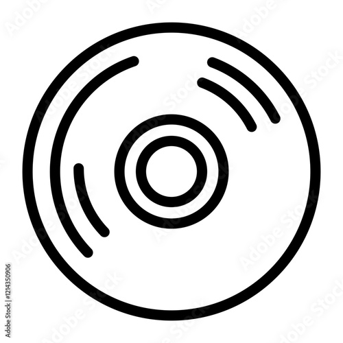 Compact Disk Vector Design Icon Style
