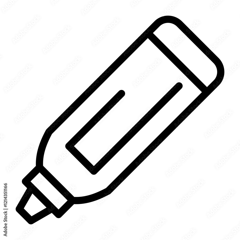Highlighter Vector Design Icon Style Highlighter Vector Design Icon Style