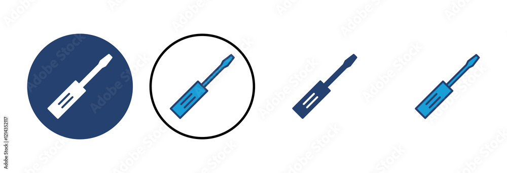 Screwdriver icon vector. tools icon vector Screwdriver icon vector. tools icon vector