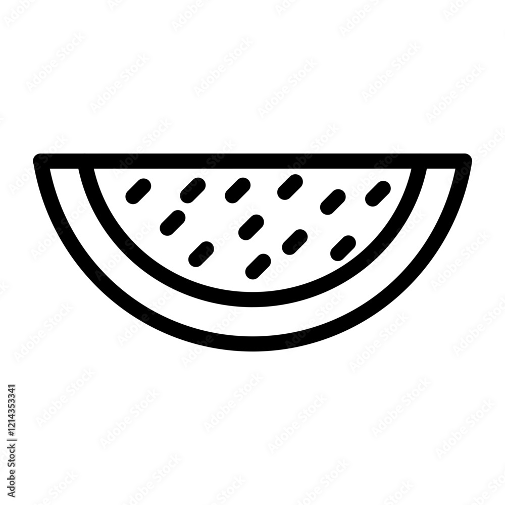 Watermelon Vector Design Icon Style Watermelon Vector Design Icon Style