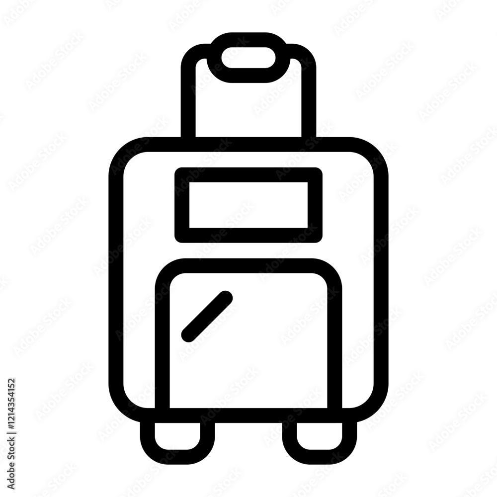 Luggage Vector Design Icon Style Luggage Vector Design Icon Style