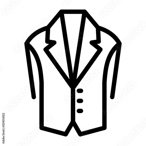 Tuxedo Vector Design Icon Style