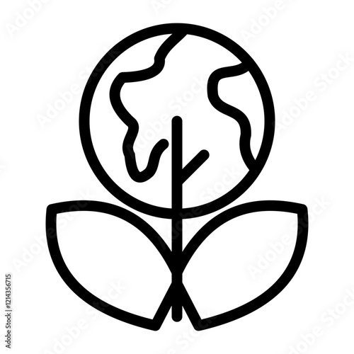 Biosphere Vector Design Icon Style