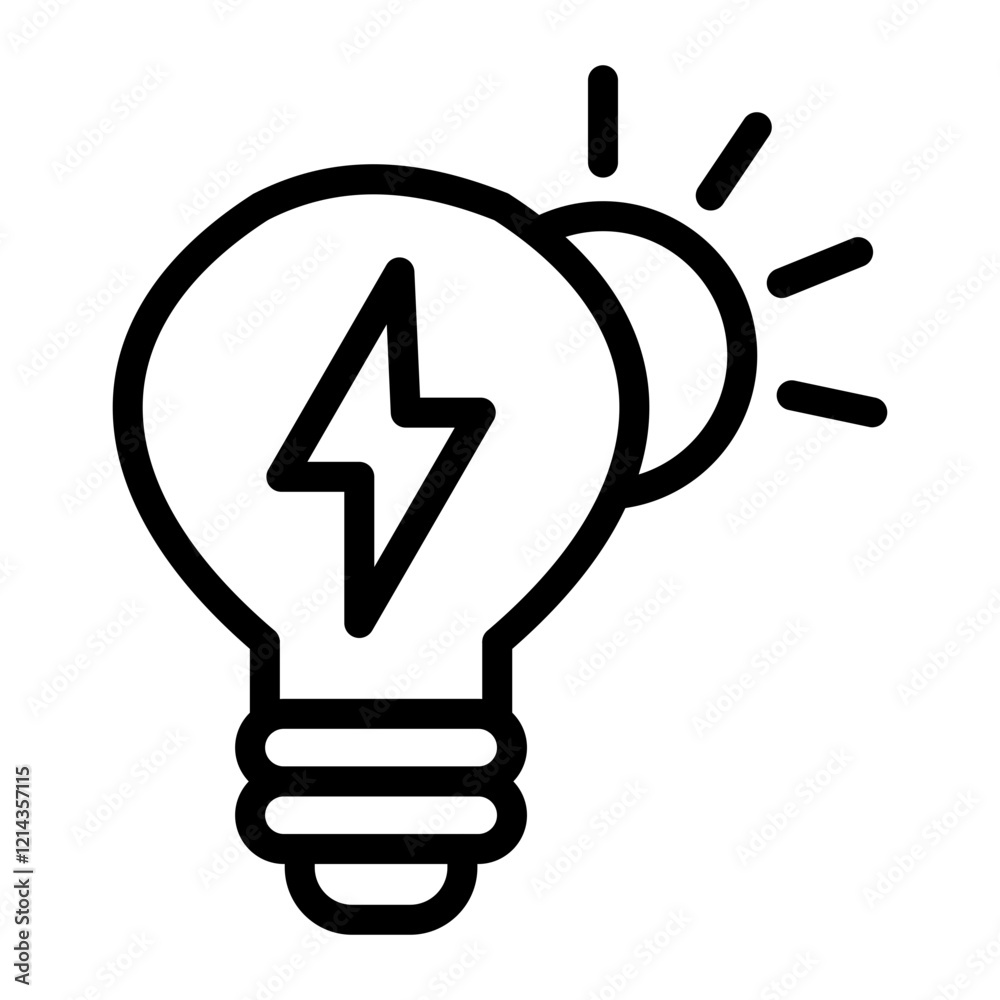 Energy Consumption Vector Design Icon Style Energy Consumption Vector Design Icon Style