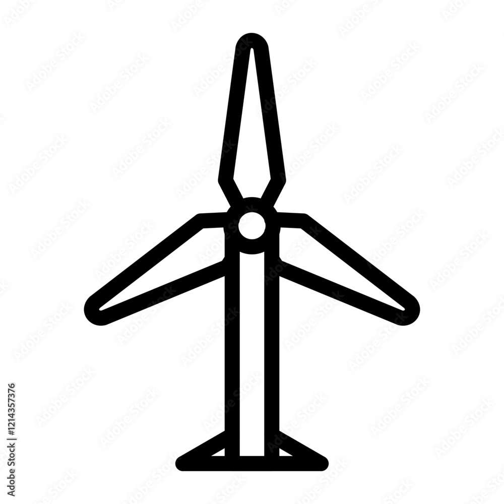 Wind Energy Vector Design Icon Style Wind Energy Vector Design Icon Style