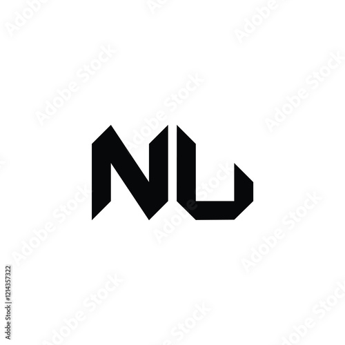 Free Download NL monogram logo design letter text name symbol monochrome logotype alphabet character simple logo - GFXLoad