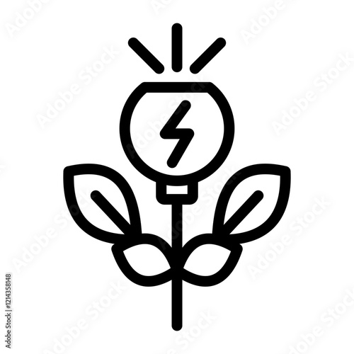 Green Energy Vector Design Icon Style