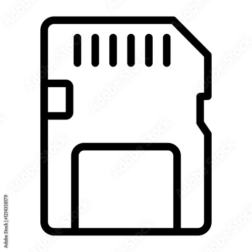 Memory Card Vector Design Icon Style