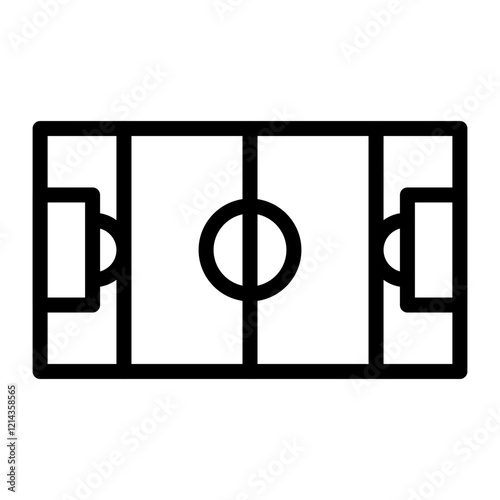 Football Field Vector Design Icon Style