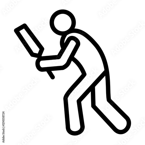 Cricket Vector Design Icon Style