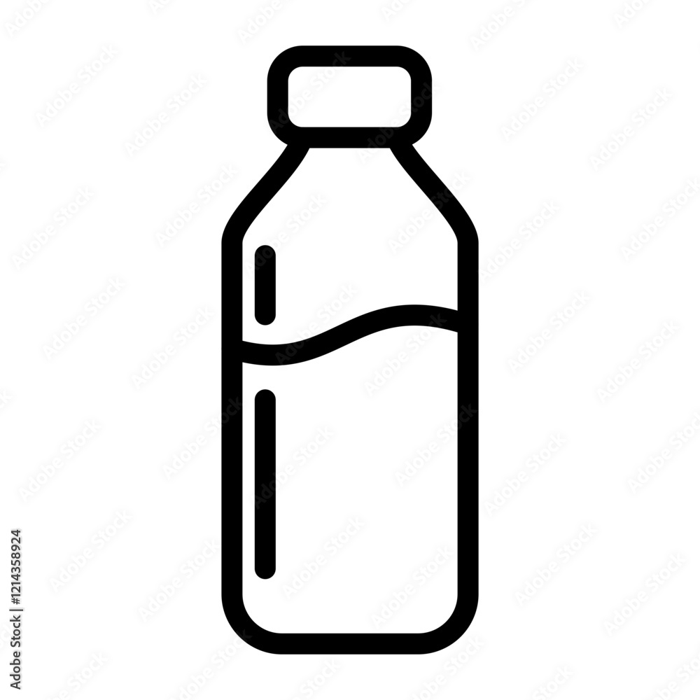 Water Bottle Vector Design Icon Style Water Bottle Vector Design Icon Style