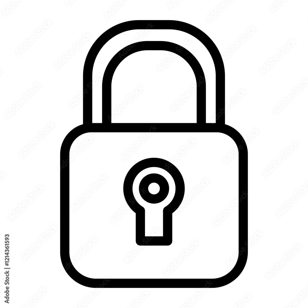 Padlock Vector Design Icon Style Padlock Vector Design Icon Style