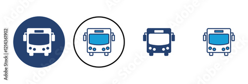 Bus icon vector. bus vector icon