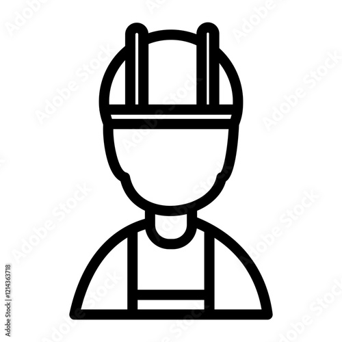 Oil Worker Vector Design Icon Style