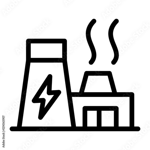 Power Plant Vector Design Icon Style
